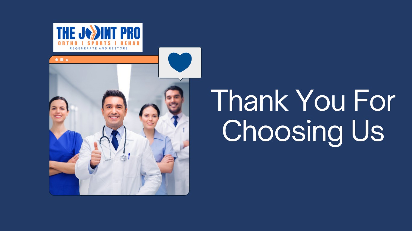 Thank You Page for bookThank You Page for booking an appoint with The Joint Proing an appoint with The Joint Pro